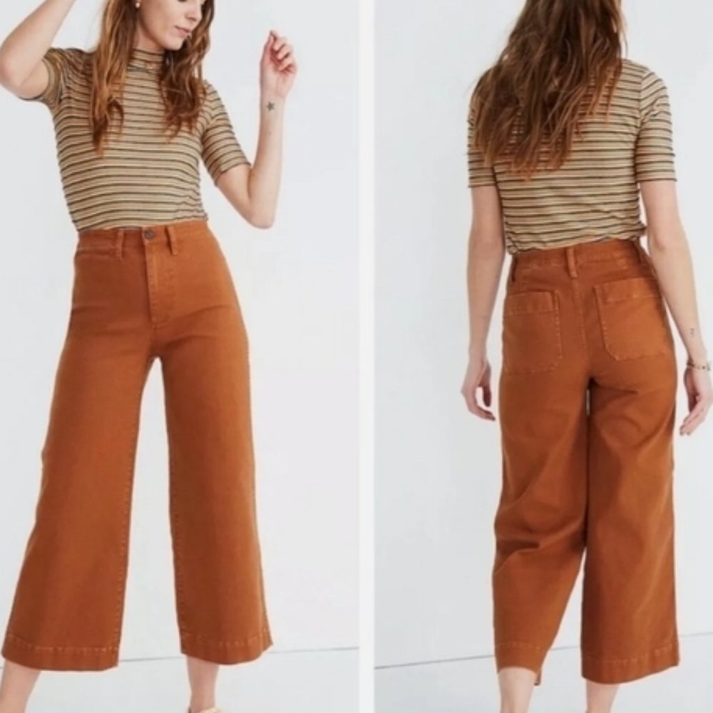 Madewell Emmett Wide-Leg Crop Pants